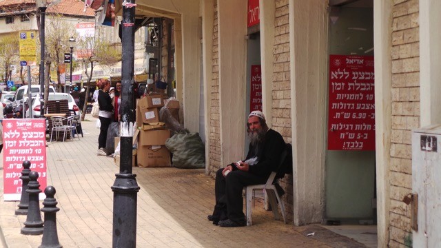 Straat in Safed